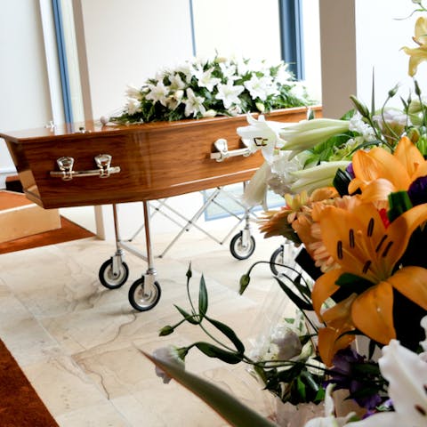 Flowers for a Funeral Home